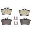 FERODO Kit pastiglie freni Posteriore non predisposto per visualizzazione avviso usura con accessori FDB4250 Compatibilità con CITROËN BERLINGO Furgonato B9, PEUGEOT PARTNER Furgonato PARTNER Tepee