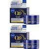 Nivea Q10 Anti-Rughe Power Crema Viso Notte Extra Rigenerante 50ml, viso antirughe e idratante 2x50 ml