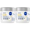 Nivea Q10 Rassodante + Ringiovanente Aree specifiche 400 ml, Crema corpo tonificante e rassodante 2x400 ml