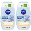 Nivea Baby Shampoo Delicato & Neutro 200 ml, bambini per una detersione delicata no lacrime 2x200 ml