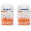 Interprox Super micro 6 Scovolini Arancioni, Anti-Placca e Anti-Carie per spazi interdentali più piccoli (PHD 09) 2x6 Pc