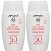Apivita Bee Sun Safe Daily Age Repair SPF50 Crema fluida sottile per rughe e macchie 2x1 pz