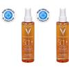Vichy Capital Soleil Cell Protect Olio Invisibile viso, corpo e capelli Protezione elevata SPF50+ 2x200 ml