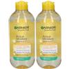 Garnier SkinActive, Acqua Micellare Tutto in 1, Vitamina C, Pelli Spente e Non Uniformi, 400 ml 2x400