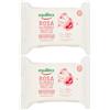 Equilibra® Rosa Ialuronica Salviette Micellari Struccanti 2x25 St