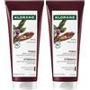 Klorane Balsamo dopo-shampoo fortificante e stimolante alla Chinina 200ml - Contro la caduta dei capelli 2x200 ml