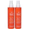 RoC® SOLEIL PROTECT Lozione Corpo Spray Idratante SPF30 2x200 ml