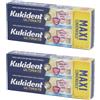 Kukident Ultimate Barriera Anti-cibo Crema Adesiva Sapore Fresco Bi-Pack 2x2x57 g