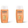 ISDIN Fotoprotector Fusion Water Glow SPF50 Protezione Solare Viso Con Colore 2x50 ml