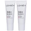 Lovren Crema Colorata 7 Effetti Viso Decollete Colore BB1 Media 2x25 ml