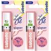 Labello Lip Oil Effetto Glossy - Dress Nude 5.5 ml, Lucidalabbra colorato, volumizzante e idratante 2x5,5 ml