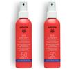 Apivita Spray Hydra Melting Crema solare Viso e Corpo Ultra-Leggero SPF50 2x200 ml