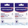 Hansaplast Cerotti Aqua Protect XL, impermeabili per grandi ferite, 5 pezzi da 6 x 7 cm 2x5 St