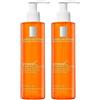 La Roche-Posay Pure Vitamin C, Detergente Purificante, Per Pelli Sensibili, Purifica e Pulisce la Pelle, Non Ostruisce i Pori, Formula Priva di Oli Arricchita con Vitamina C BHA, 200 ml 2x200
