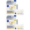 Nivea Q10 Anti-Rughe Power Crema Giorno Extra Rassodante SPF 15 50 ml, viso antirughe con 2x50 ml