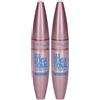 Maybelline New York Mascara Ciglia Sensazionali, Volumizzante, Effetto Ventaglio sulle Ciglia, Resistente all'Acqua, Nero, 9.5 ml 2x9 g
