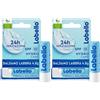 Labello Hydro Care SPF15 4.8 g, Burrocacao labbra idratante e protettivo con Aloe Vera SPF 15 2x5,5 ml Rossetto