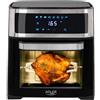 Adlereurope ADLER Forno Airfryer 8 in 1, 1500W, capacità 13L, argento