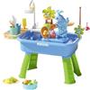 Generico Tavolo da Acqua per Bambini - Gioco di interattivo 54x53x29 cm, migliora Le capacità motorie, Leggero da 1200 g, Struttura in polimero ABS Rinforzato per Giardino prescolare nel Cortile