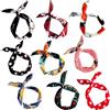 Angoily 9 Pezzi Fasce per Chioma da Donna in Cotone Filo Modellabile, Fascia Leopardata Elegante alla Moda, per Ufficio e Scuola, Facile da Pulire Stili multipli