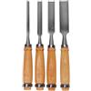 Abaodam Wood Carving Kit in Acciaio e Legno Massello, Set 4 Pezzi con Lama a Semicerchio, Utensili per di Intaglio e Falegnameria per Principianti