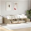 Vidaxl Divano Letto con Cassetti senza Materasso 100x200 cm