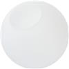 Lurrose Paralume Vetro Bianco Opalino Sfera Rotonda per Lampada Sospensione Design Moderno Minimalista, Facile da Pulire e Versatile per Ogni Stanza