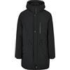 Urban Classics Parka Leggero Giacca, Nero, M Uomo