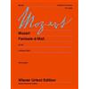 Universal Edition Mozart: Fantasy D minor K.397 - Urtext - piano - Wiener Urtext - intermediate - (UT 50245): Urtext. KV 397. piano.