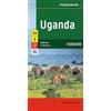 FREYTAG-BERNDT UND ARTARIA Uganda, Straßenkarte 1:500.000, freytag & berndt: AK 241-25