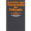Suhrkamp Verlag AG Transformation der Philosophie: Band I. Sprachanalytik, Semiotik, Hermeneutik: 164