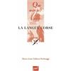 QUE SAIS JE La Langue Corse