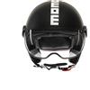 MOMO DESIGN Casco moto scooter jet FGTR CLASSIC Mono E2206 Nero opaco / bianco MOMO DESIGN