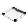 Korona Olivia 74540 Olivia 74540 - Bilancia in vetro, portata 180 kg, 100 g, display LCD di facile lettura, design senza tempo, indicatore di sovraccarico, batterie incluse, colore nero