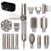 Cecotec Modellatore per Capelli 14 Testine AirGlisse 14in1 Flex Champagne. 1400W, 110000RPM, Schermo, Tecnologia Coanda, Motore Brushless, Funzione Rotativa e Rivestimento Ceramica e Cheratina