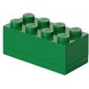 Room Copenhagen LEGO Mini Box 8 Knobs verde - Scatola di Archiviazione Piccola e Versatile per Snack, Gioielli, Accessori per Capelli, Souvenir e Altro, 46x92x43 mm