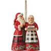 Enesco Jim Shore Hg Babbo Natale & Mrs. Claus ornamento