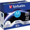 Verbatim 43834 BD-R XL Blu-Ray Registrabile (BD-R) - Confezione da 5