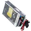 Minhe Alimentatore a commutazione di continuità da 150 W, UPS a doppio canale con uscita a doppio canale da 12 V e 24 V CC, per sistema di sicurezza, telecamera di sorveglianza, kit di allarme (UPS