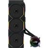 Lian Li Dissipatore a Liquido Lian Li HydroShift II LCD-C 360TL AIO Water Cooler - Nera
