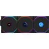 Lian Li Ventola Lian Li UNI FAN TL LCD Wireless ARGB PWM 120 mm Triple Fan Pack - Nero - 3 Pack - Nera