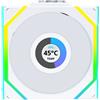 Lian Li Ventola Lian Li UNI FAN SL Wireless LCD ARGB PWM Reverse 120 mm - Bianco - Bianca