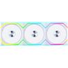 Lian Li Ventola Lian Li UNI FAN SL Wireless ARGB PWM Reverse 120 mm Triple Fan Kit - Bianco - 3 Pack - Bianca