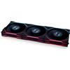 Lian Li Ventola Lian Li UNI FAN TL120 LCD RGB PWM FAN - 3 Pack - Nera