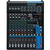 Yamaha MG12XU Mixer Audio - Console di Mixaggio Compatta con 12 Canali d'Ingresso e Preamplificatori Microfonici D-PRE