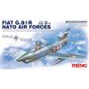 MENG DS-004S Fiat G.91R Nato Air Forces - Kit modellino in plastica