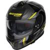 NOLAN N880006750721 Casco integrale con borsa custodia grigio giallo opaco nero