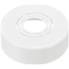 PATIKIL Flangia Divisa a Parete, 20/25/32mm Copri Tubi Termosifoni Copertura Piastra Rotonda in ABS Spessore Tagliabile per Tubo Acqua Rubinetto Decorazione,20mm Altezza, Bianco