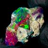 OPAL EMPIRE Pietra Opale Fire Etiopia Grezza Nera Naturale 6,50 ct 20x12 mm