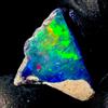 OPAL EMPIRE Black Fire Opal Grezzo Opale Etiopico Naturale 6 Ct 17x14 mm